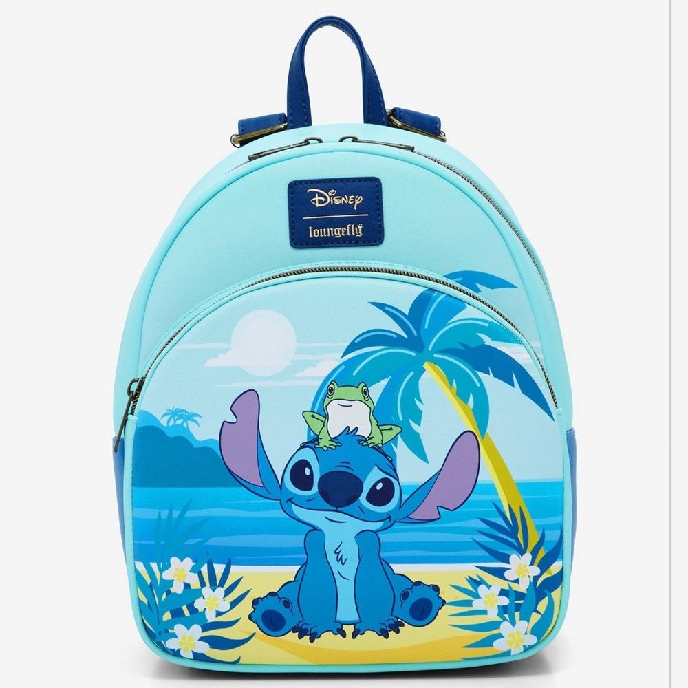 Loungefly Disney Stitch Beach Scene Mini Backpack